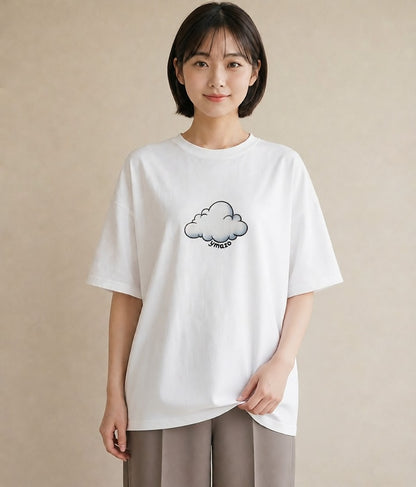 グラフィックTシャツ レディース 空 星空 宇宙 イラスト フェミニン 女子会 お揃い 白T YMAZO