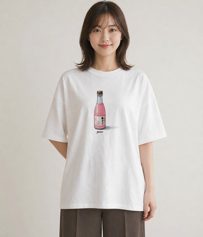 半袖Tシャツ レディース だんご 食べ物 フード イラスト きれいめ 夏コーデ 通学 白T YMAZO