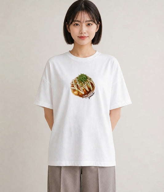 グラフィックTシャツ レディース ベーグル 食べ物 フード イラスト 線画 女子会 お揃い 白T YMAZO
