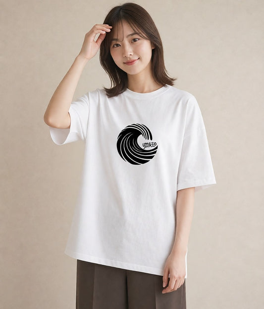 半袖Tシャツ レディース 海 リゾート 夏 イラスト フェミニン カフェ巡り 女子会 白T YMAZO