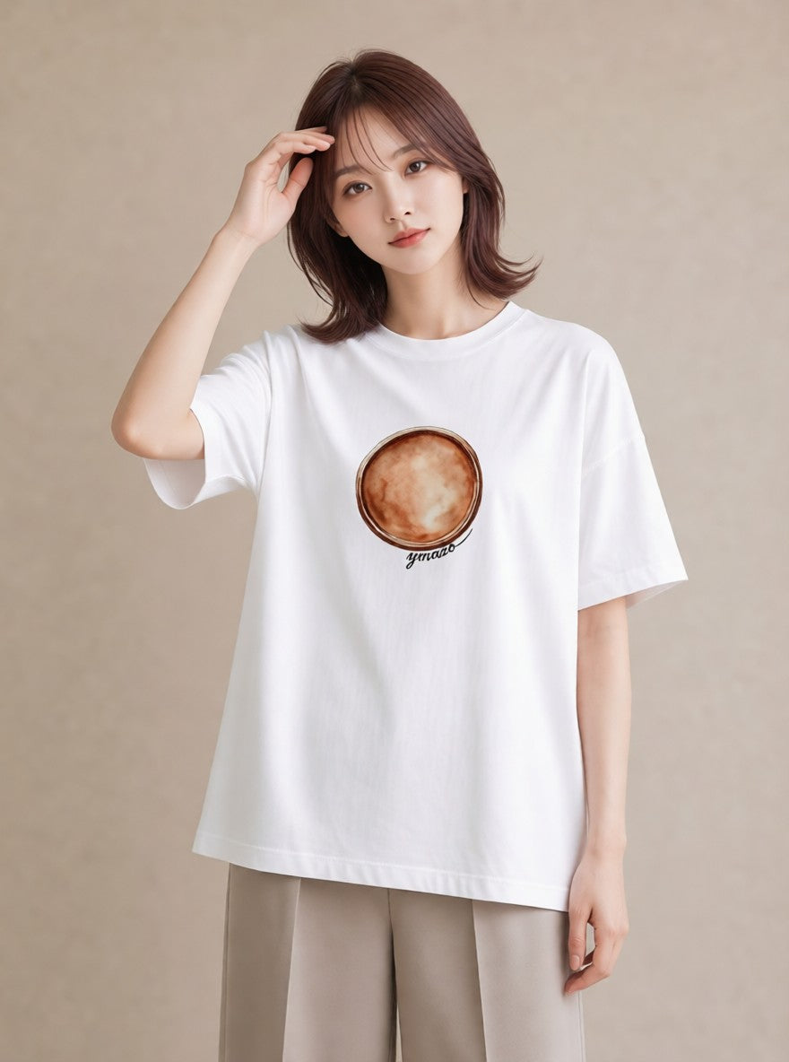 プリントTシャツ レディース 封蝋 手紙 アンティーク ナチュラル イラスト ヴィンテージ風 敬老の日 ホワイトデー 白T YMAZO