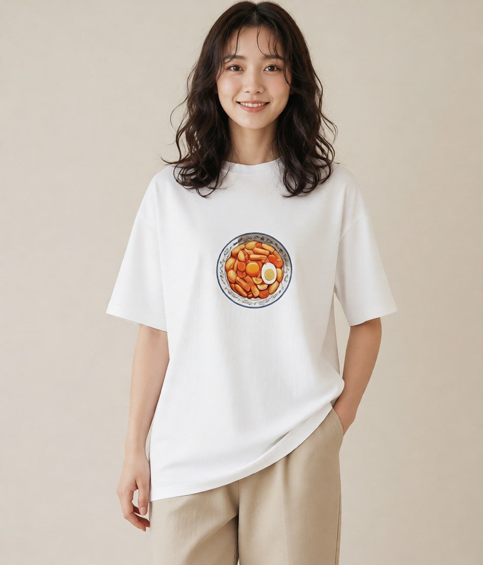 デザインTシャツ レディース 目玉焼き 食べ物 フード イラスト 休日コーデ ギフト 母の日 白T YMAZO