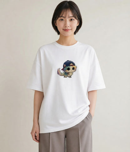 デザインTシャツ レディース ニャンコ 猫 ねこ イラスト ユニーク クリスマス 旅行 白T YMAZO