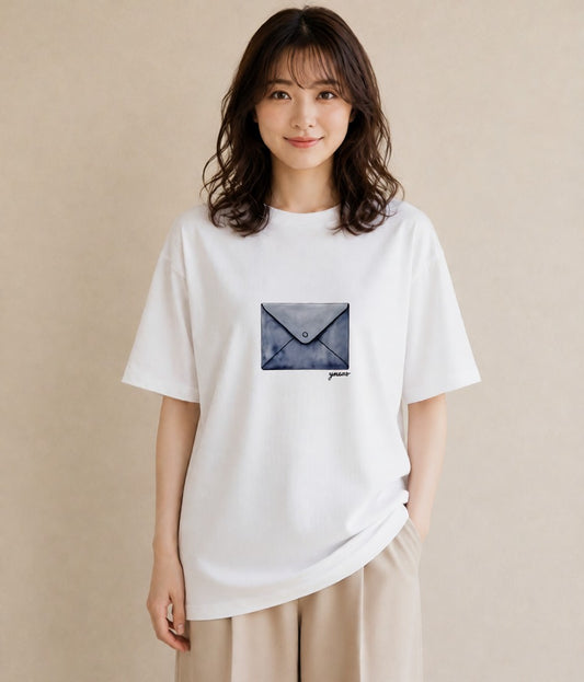 グラフィックTシャツ レディース 封蝋 手紙 アンティーク ナチュラル イラスト ボタニカル 女性 旅行用 白T