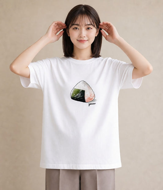 Tシャツ レディース 食パン 食べ物 フード イラスト ラフカジュアル お出かけ 普段着 白T YMAZO