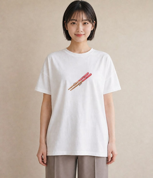 グラフィックTシャツ レディース だんご 食べ物 フード イラスト 20代 カジュアルコーデ 白T YMAZO
