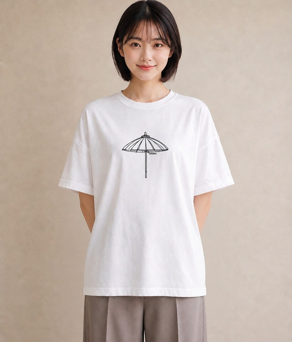 デザインTシャツ レディース 風鈴 ガラス 夏 ナチュラル アンティーク イラスト 手描き風 女性 旅行用 白T YMAZO
