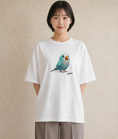 半袖Tシャツ レディース オカメインコ ペット 動物 イラスト モード 部屋着 女性向けギフト 白T YMAZO