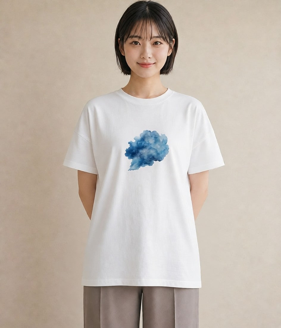 プリントTシャツ レディース 乙女座 星空 宇宙 イラスト カジュアル ビーチ デイリーウェア 白T YMAZO