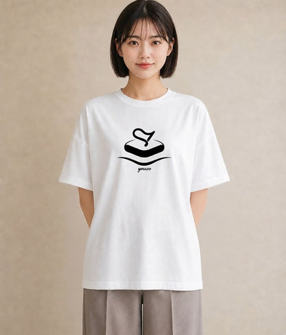 デザインTシャツ レディース スイーツ お菓子 デザート イラスト 北欧風 在宅 公園 白T YMAZO