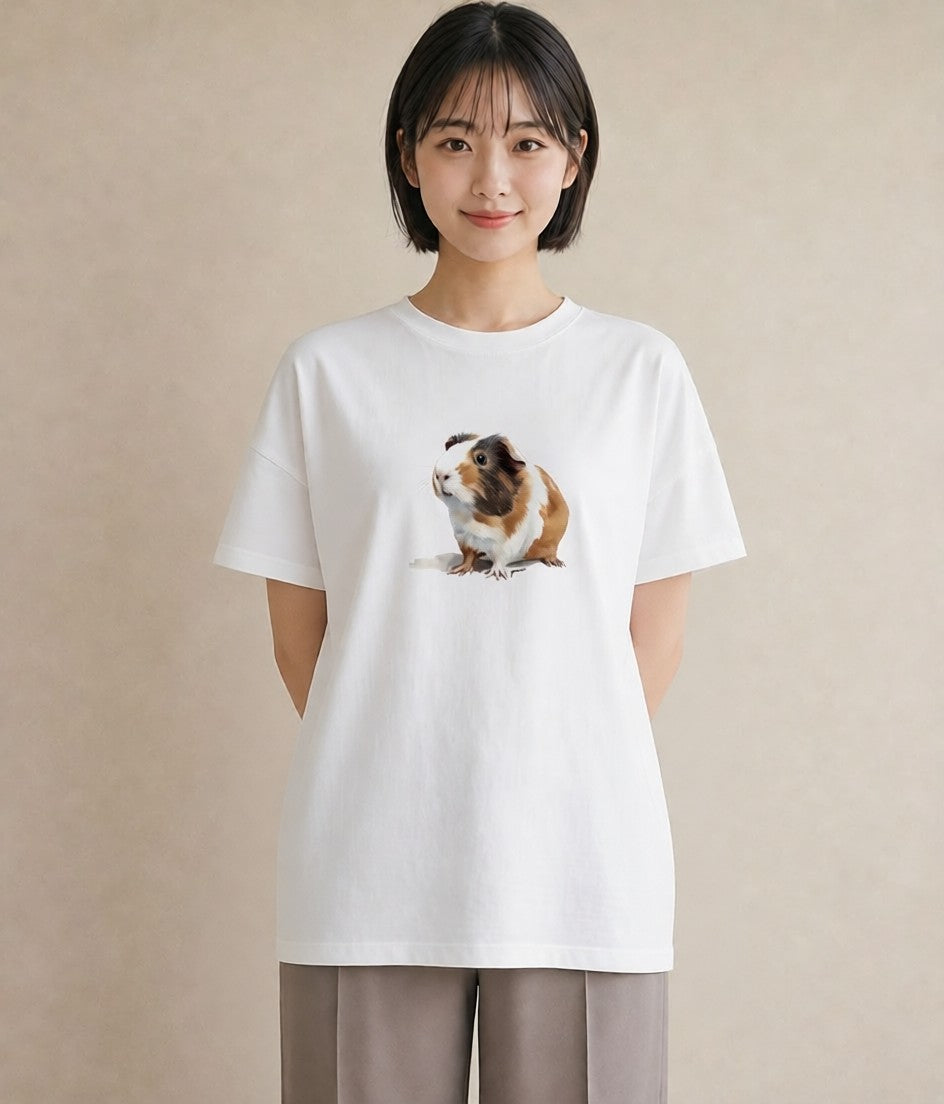 デザインTシャツ レディース ロボロフスキー ペット 動物 イラスト モード お揃い 親子 白T YMAZO