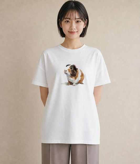 デザインTシャツ レディース ロボロフスキー ペット 動物 イラスト モード お揃い 親子 白T YMAZO