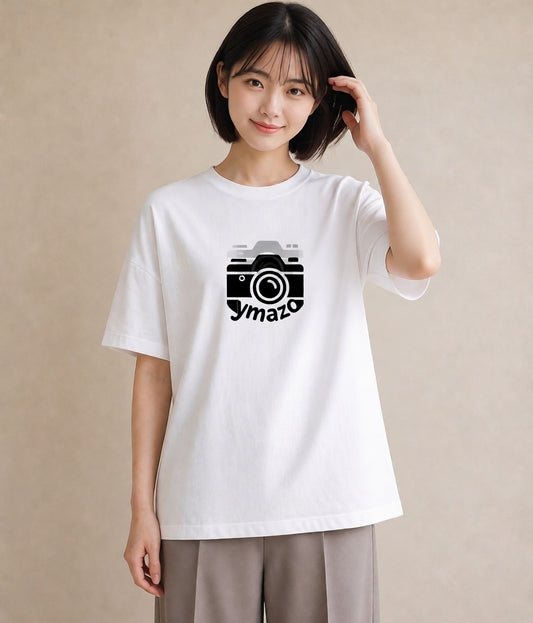 プリントTシャツ レディース カメラ フィルムカメラ レトロカメラ イラスト ヴィンテージ風 姉妹 送別ギフト 白T YMAZO