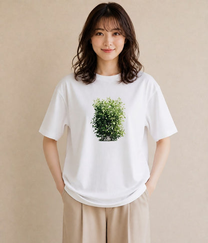 半袖Tシャツ レディース 夕暮れ バルコニー 夕焼け ナチュラル アンティーク イラスト ヴィンテージ風 週末コーデ 敬老の日 白T YMAZO