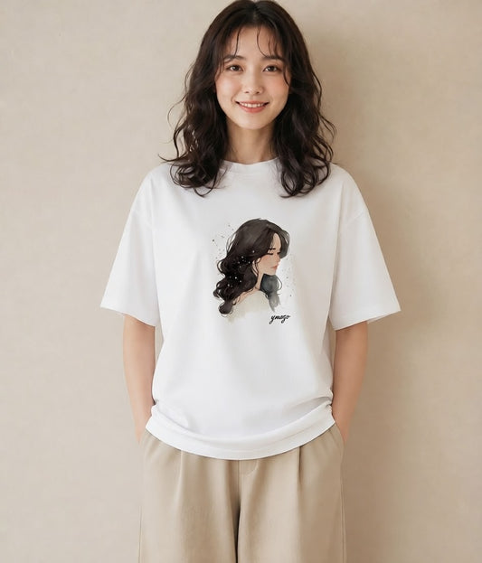 Tシャツ レディース 射手座 星空 宇宙 イラスト 旅行コーデ お揃い 親子 白T YMAZO