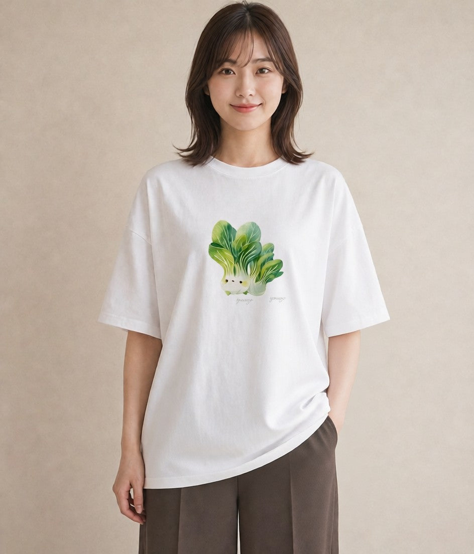 グラフィックTシャツ レディース チンアナゴ 海の生き物 海 イラスト 淡色 春服 ミセス 白T YMAZO