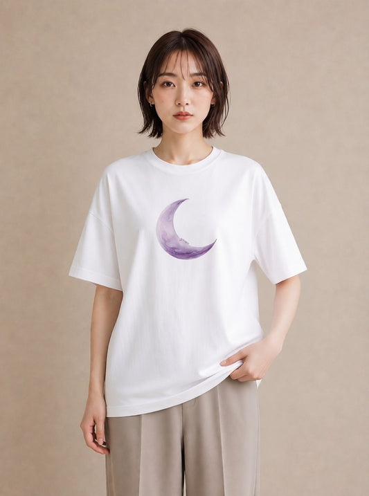 グラフィックTシャツ レディース 牡羊座 星空 宇宙 イラスト シック 自分用 ルームウェア 白T YMAZO
