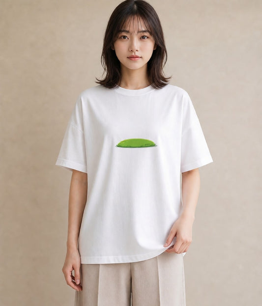 プリントTシャツ レディース 芝生 植物 ボタニカル イラスト フェミニン 秋コーデ おしゃれギフト 白T YMAZO