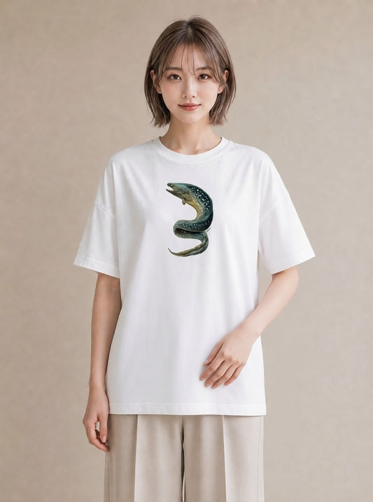 デザインTシャツ レディース レオパ ペット 動物 イラスト 北欧風 ホワイトデー 春服 白T YMAZO