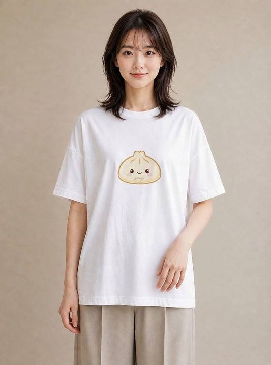 デザインTシャツ レディース おにぎり 食べ物 フード イラスト モード ママ カフェ服 白T YMAZO