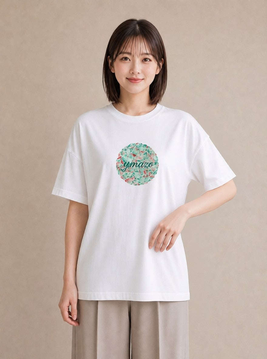 デザインTシャツ レディース 牡牛座 星空 宇宙 イラスト ゆるコーデ 母の日 ビーチ 白T YMAZO