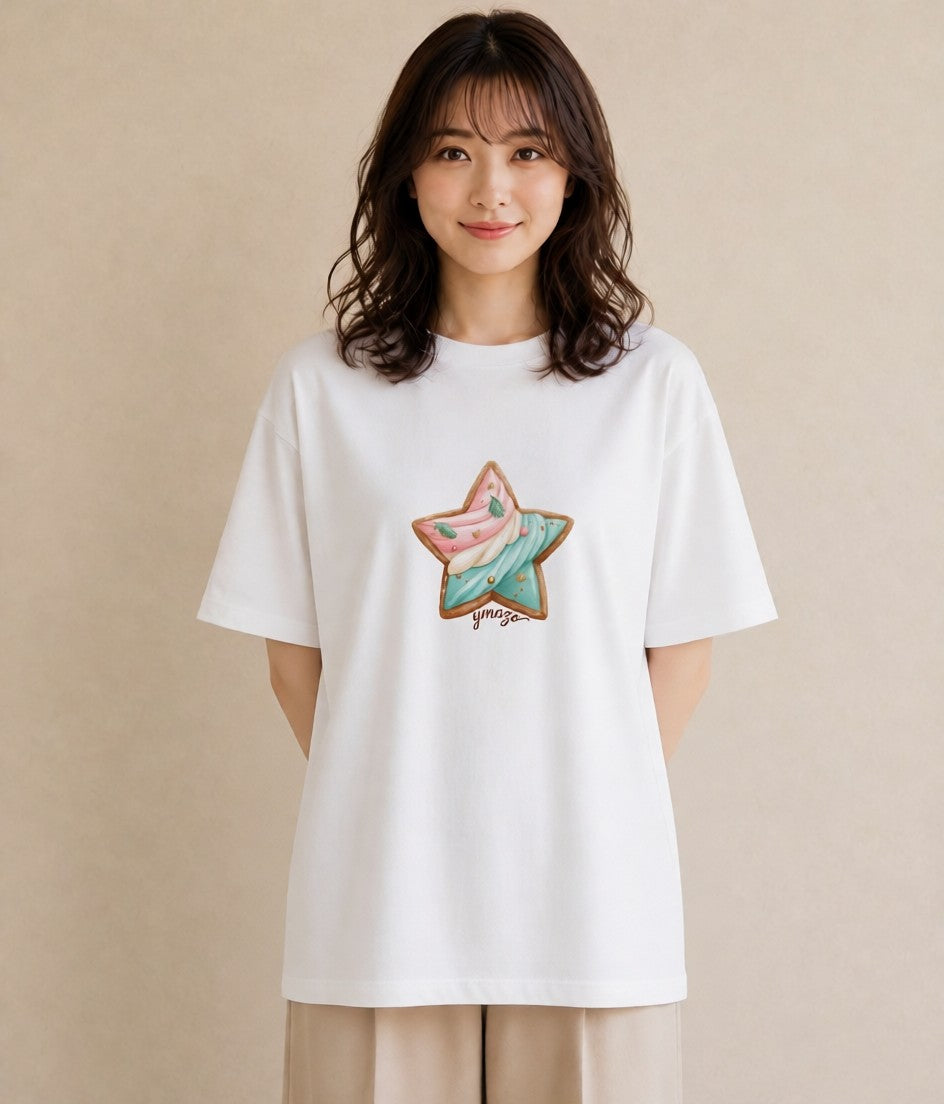 プリントTシャツ レディース たい焼き 食べ物 フード イラスト 母の日 ビーチ 白T YMAZO