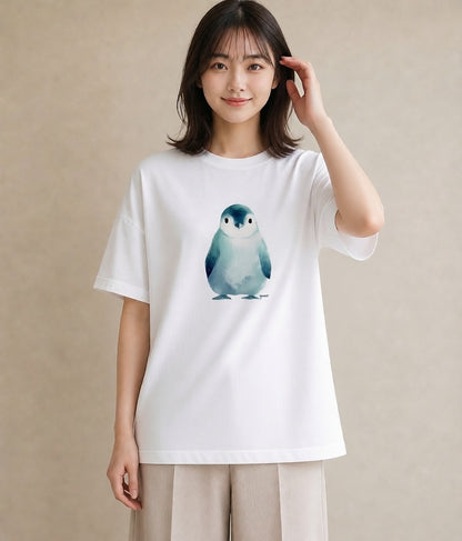 グラフィックTシャツ レディース セキセイインコ ペット 動物 イラスト 韓国風 20代 カジュアルコーデ 白T YMAZO