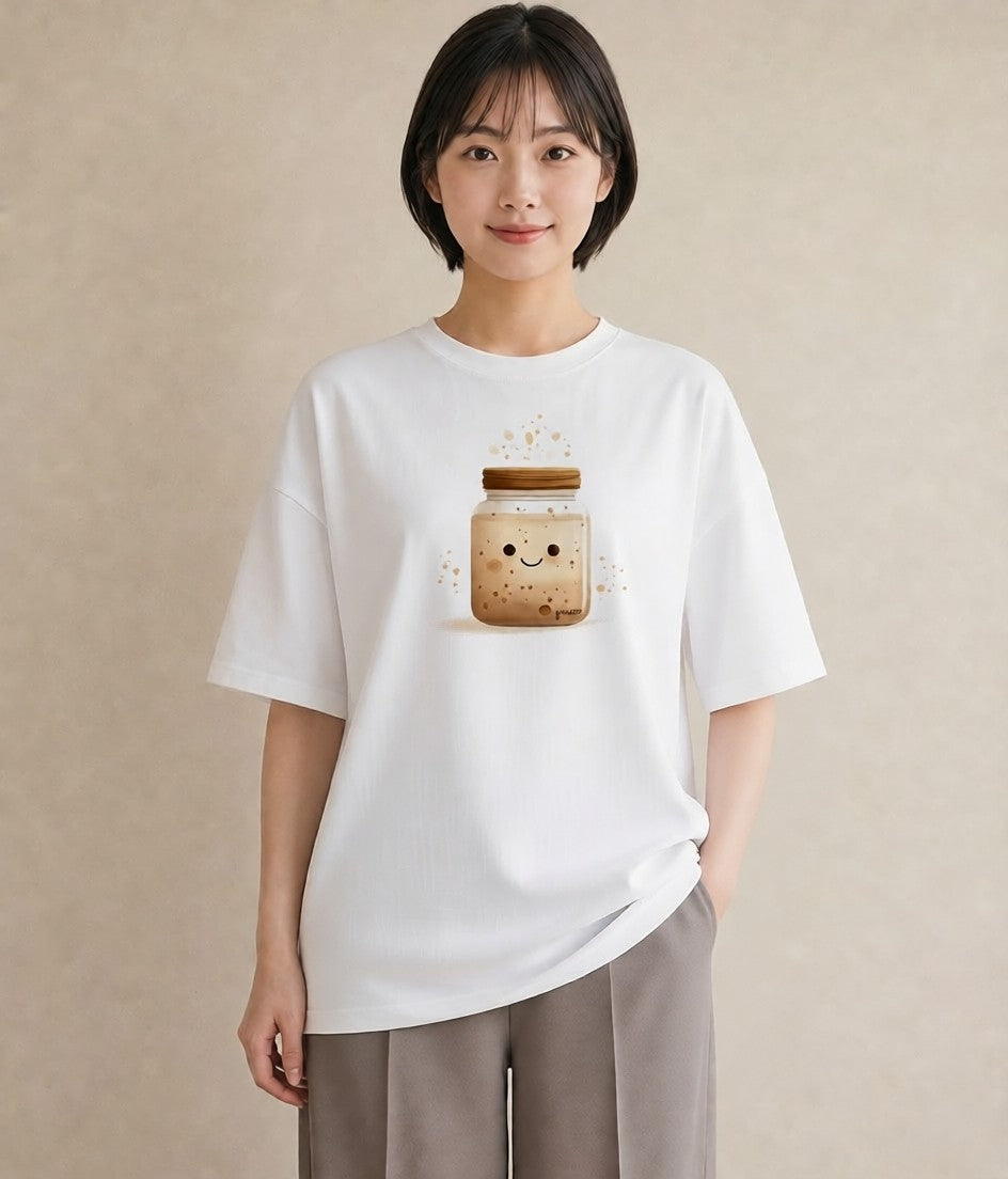 半袖Tシャツ レディース クリームソーダ 食べ物 フード イラスト きれいめ 母娘コーデ 自分用 白T YMAZO