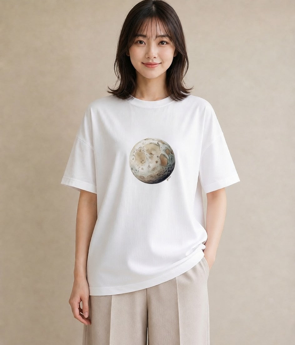 プリントTシャツ レディース 牡牛座 星空 宇宙 イラスト 可愛い 旅行 母娘コーデ 白T YMAZO