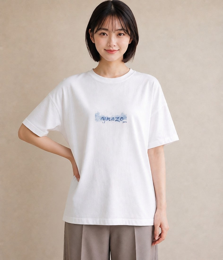 半袖Tシャツ レディース 空 星空 宇宙 イラスト モード 部屋着 女性向けギフト 白T YMAZO