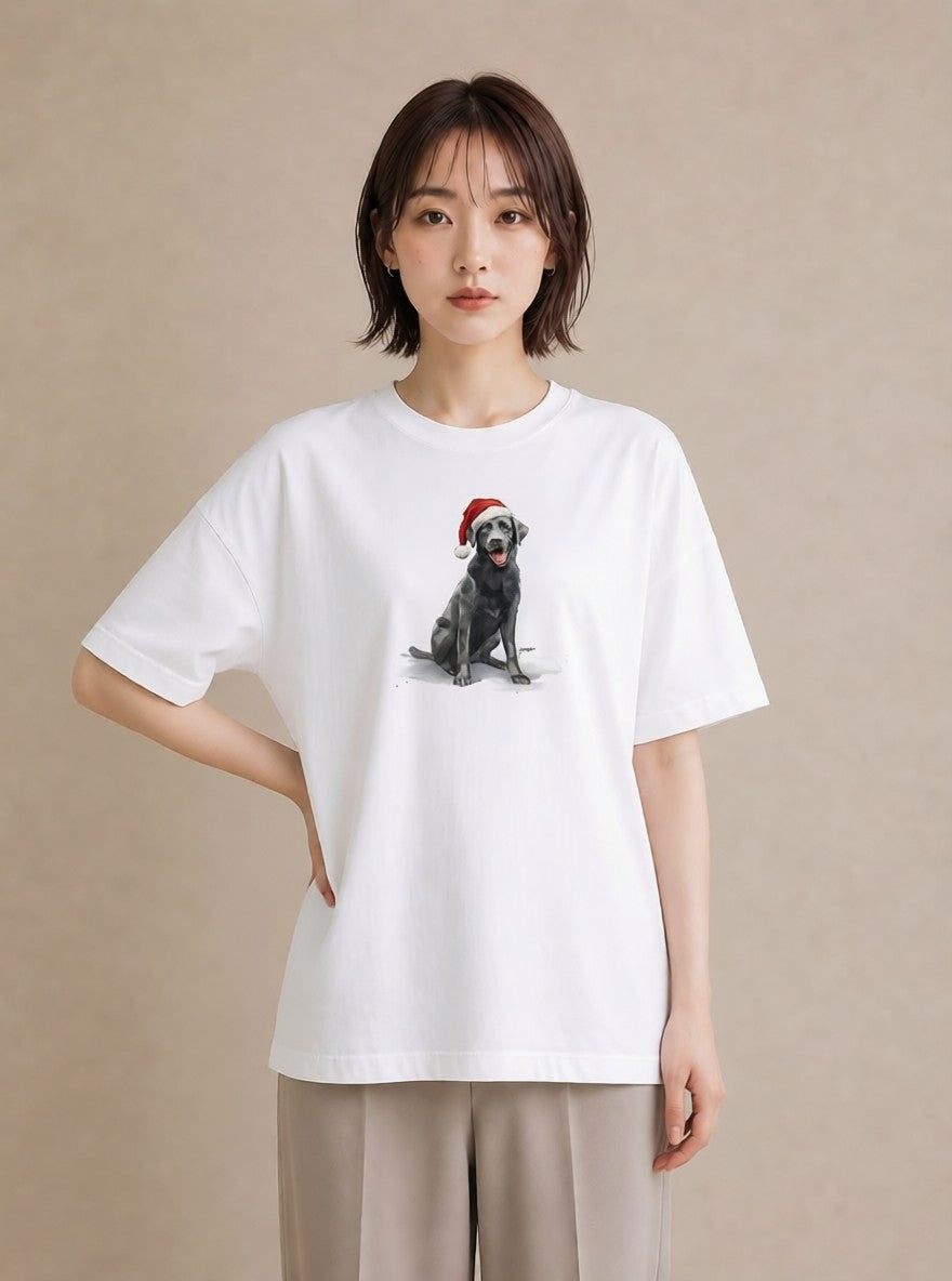 グラフィックTシャツ レディース ラブラドールレトリバー 犬 いぬ イラスト カジュアル 敬老の日 ホワイトデー 白T YMAZO