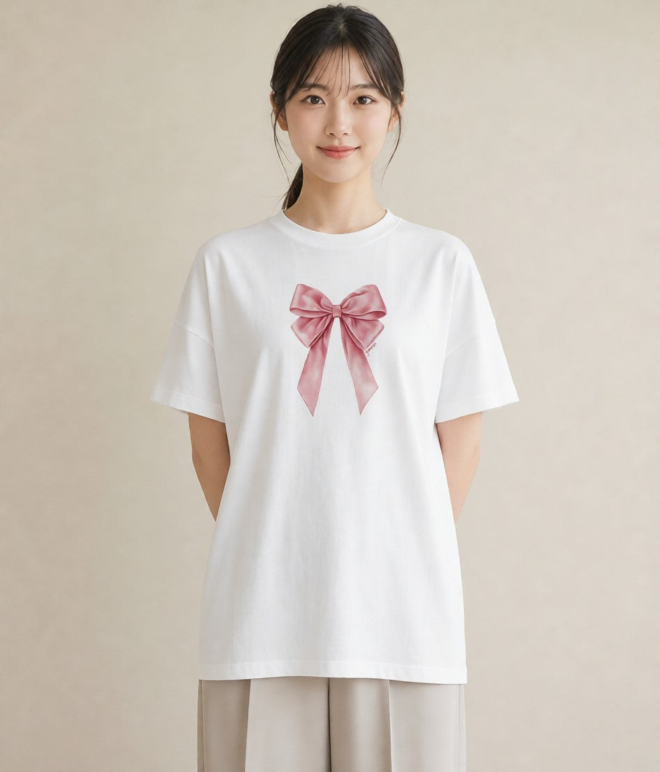 グラフィックTシャツ レディース バレエシューズ バレエ トウシューズ ナチュラル アンティーク イラスト ミニマル デート 帰省 白T YMAZO