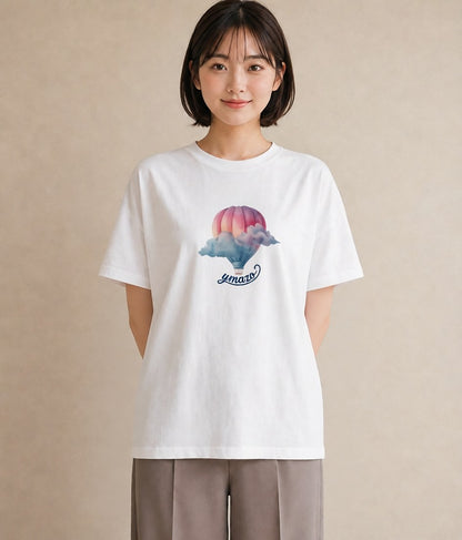 グラフィックTシャツ レディース 虹 星空 宇宙 イラスト ボタニカル 週末コーデ 敬老の日 白T YMAZO