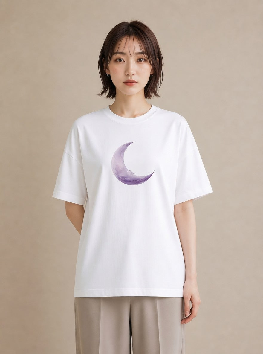 グラフィックTシャツ レディース 牡羊座 星空 宇宙 イラスト シック 自分用 ルームウェア 白T YMAZO
