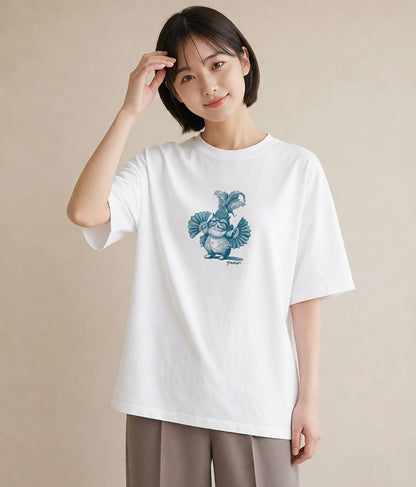 プリントTシャツ レディース エキゾチックショートヘア 猫 ねこ イラスト カフェコーデ ホワイトデー 春服 白T YMAZO