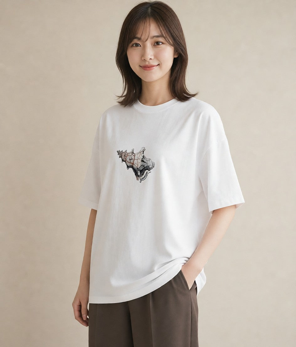 Tシャツ レディース カブトムシ 昆虫 虫 イラスト お洒落 綿100 デート 白T YMAZO