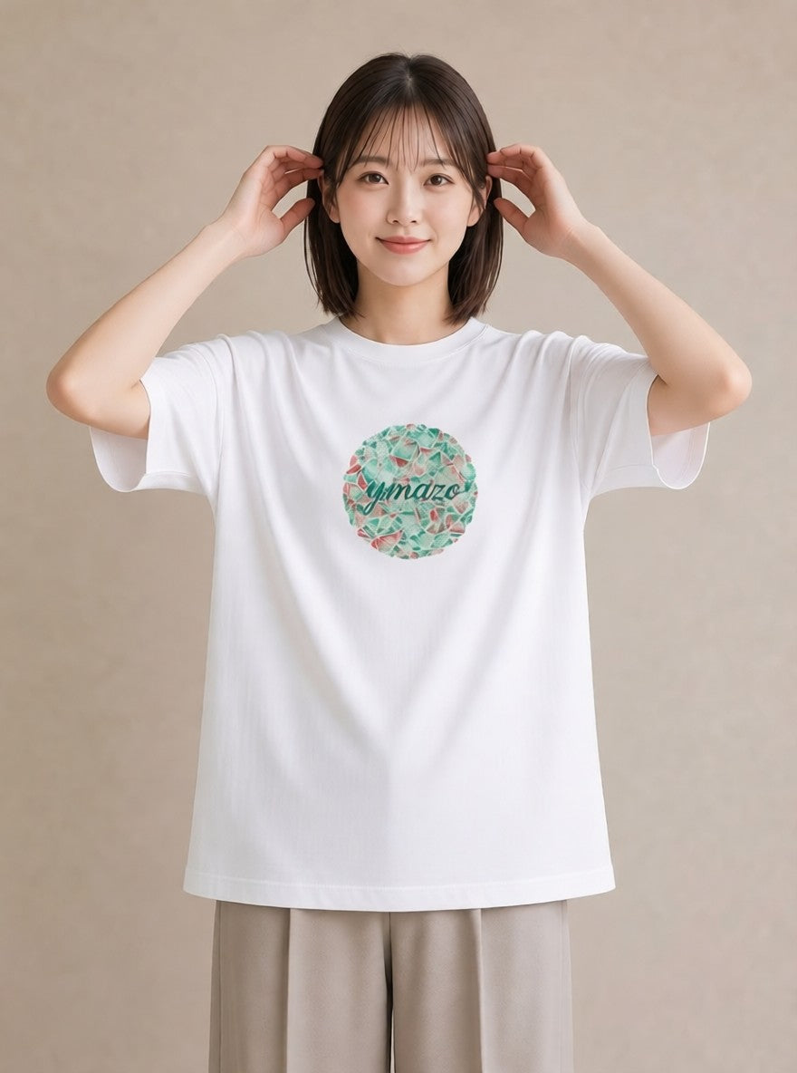 デザインTシャツ レディース 牡牛座 星空 宇宙 イラスト ゆるコーデ 母の日 ビーチ 白T YMAZO