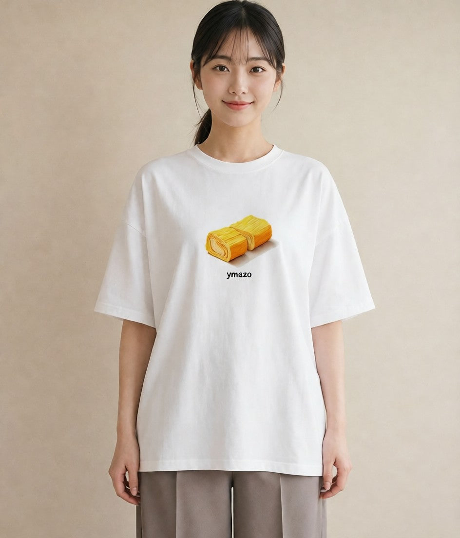 半袖Tシャツ レディース お寿司 食べ物 フード イラスト 旅行コーデ 母の日 ビーチ 白T YMAZO