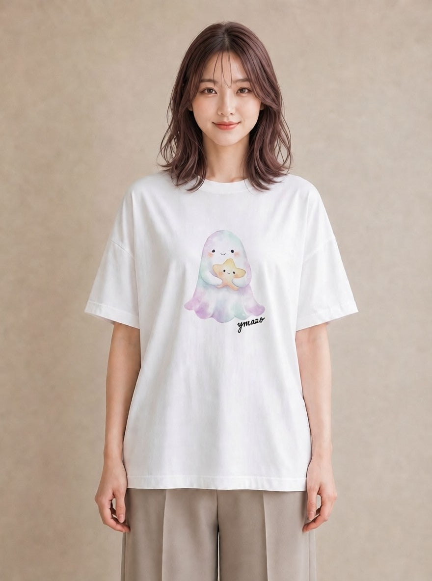半袖Tシャツ レディース アザラシ 動物 アニマル イラスト シンプル 20代 カジュアルコーデ 白T YMAZO