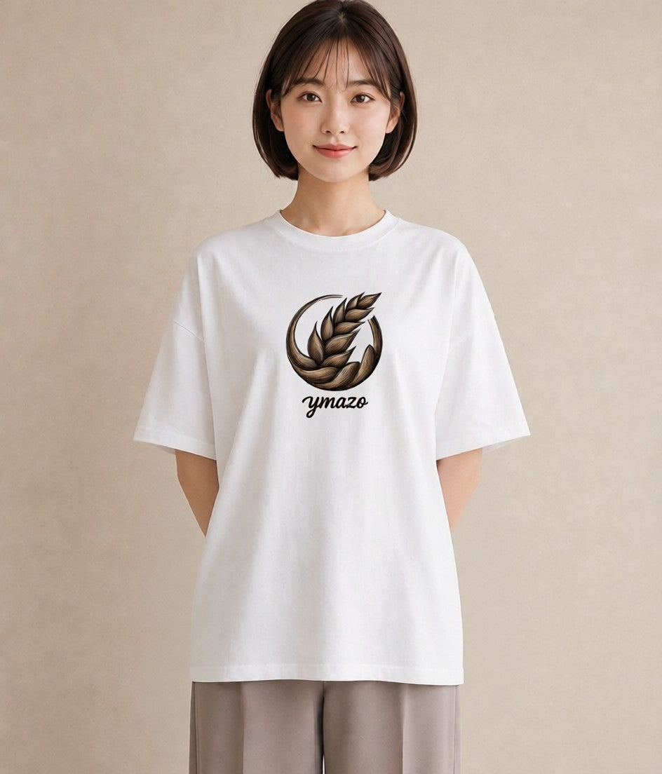 プリントTシャツ レディース パン ベーカリー レトロ イラスト 北欧風 ビーチ デイリーウェア 白T YMAZO