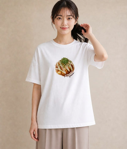 デザインTシャツ レディース お寿司 食べ物 フード イラスト シック 春コーデ 姉妹 白T YMAZO