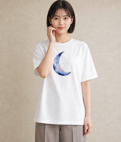グラフィックTシャツ レディース 牡羊座 星空 宇宙 イラスト ラフ 女性 旅行用 白T YMAZO