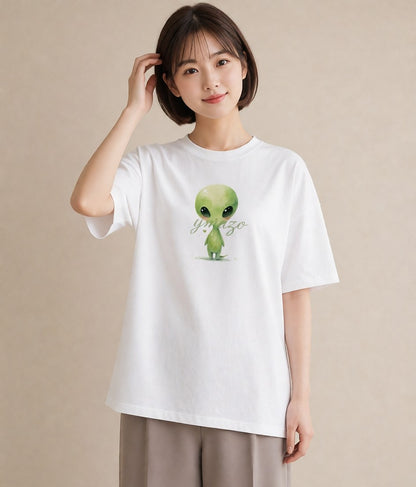 Tシャツ レディース 惑星 星空 宇宙 イラスト きれいめカジュアル 女性向けギフト 散歩 白T YMAZO