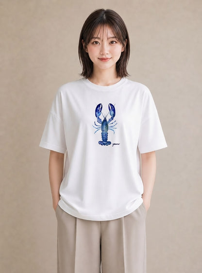 グラフィックTシャツ レディース 蠍座 星空 宇宙 イラスト 休日コーデ お揃い 親子 白T YMAZO