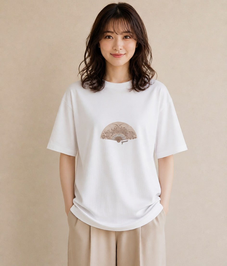 デザインTシャツ レディース 風鈴 ガラス 夏 ナチュラル アンティーク イラスト シック カフェ服 クリスマス 白T YMAZO