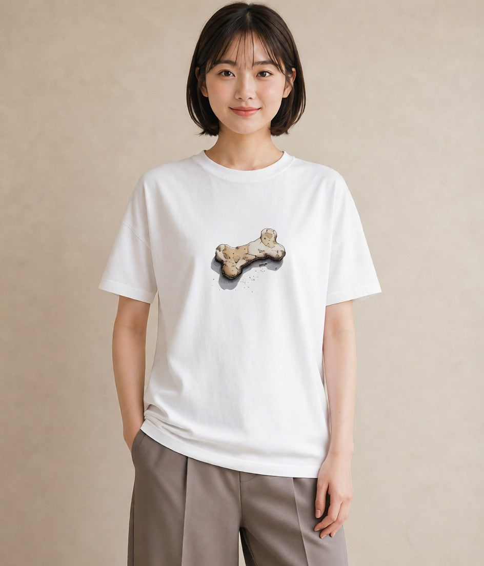 プリントTシャツ レディース パン 食べ物 フード イラスト レトロ 女子会 お揃い 白T YMAZO