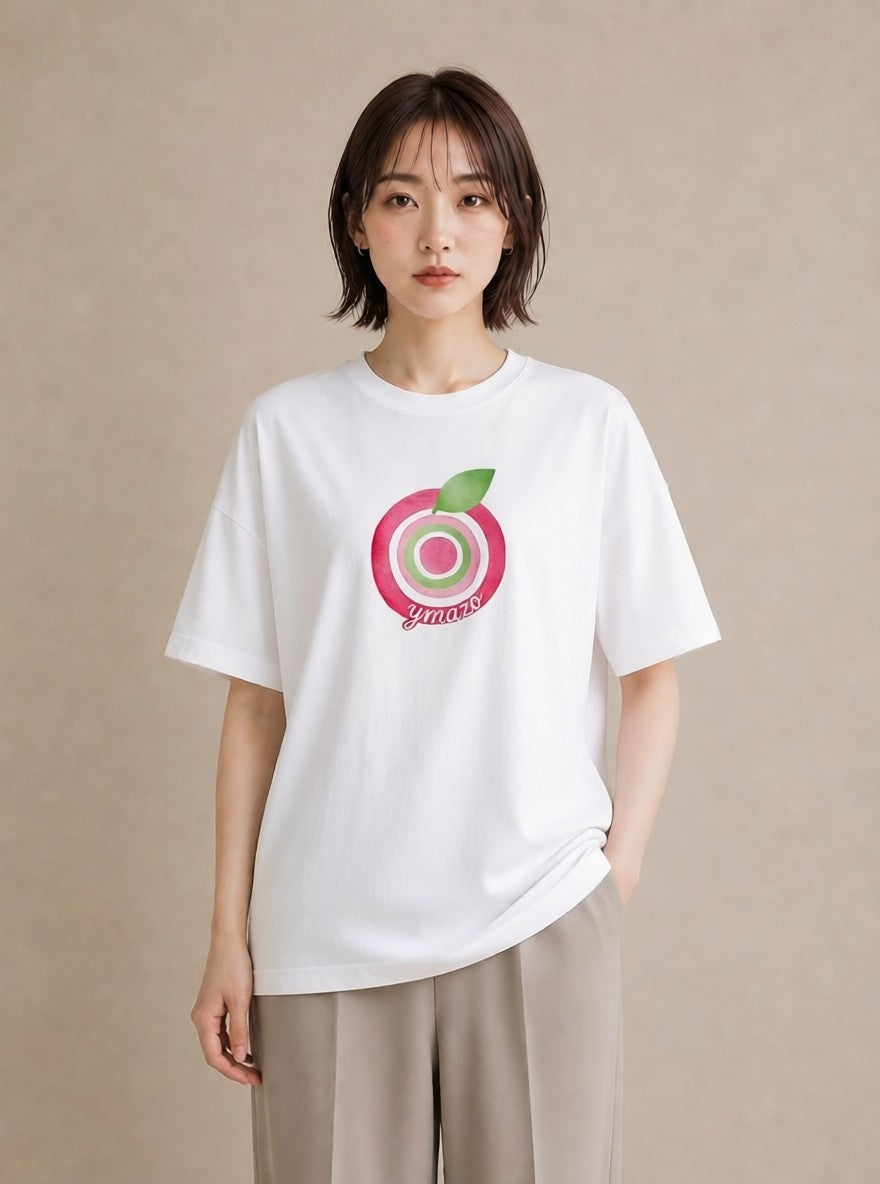 Tシャツ レディース アボカド 食べ物 フード イラスト お洒落 カフェ巡り 女子会 白T YMAZO