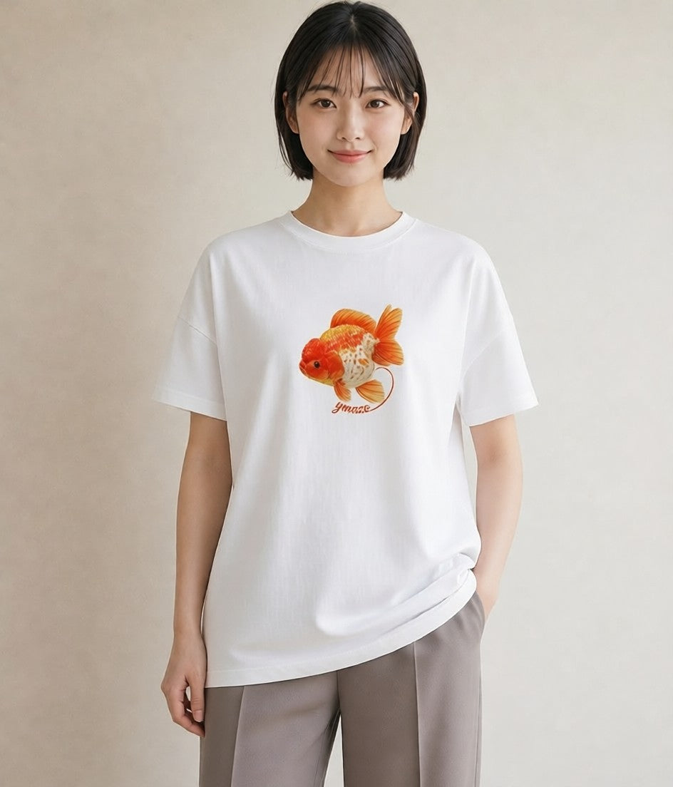 プリントTシャツ レディース カクレクマノミ 海の生き物 海 イラスト 淡色 女性向けギフト 散歩 白T YMAZO