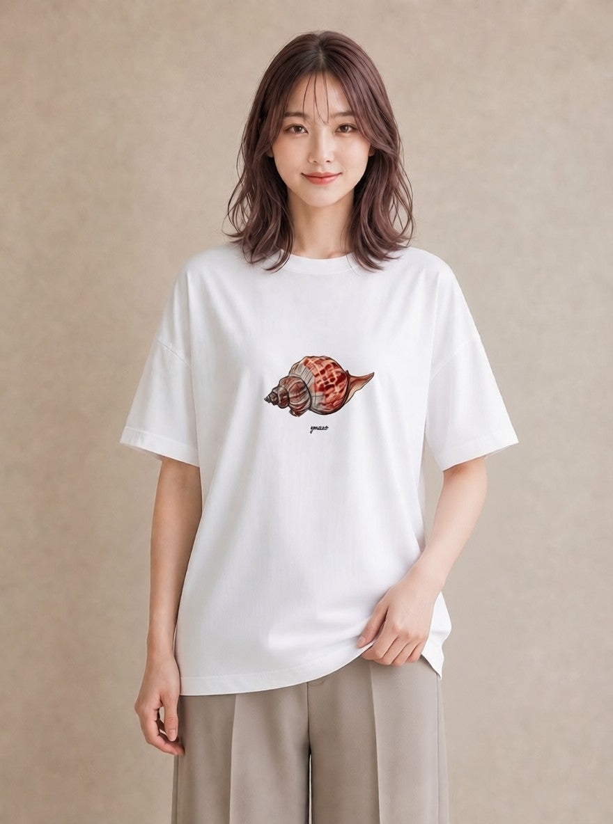 グラフィックTシャツ レディース ダンゴムシ 昆虫 虫 イラスト ギフト 母の日 白T YMAZO