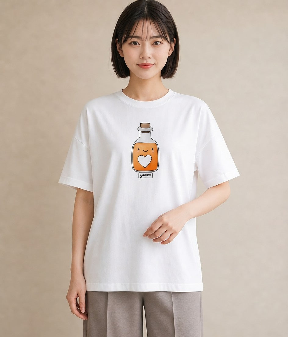 デザインTシャツ レディース クリームソーダ 食べ物 フード イラスト モード デート 帰省 白T YMAZO